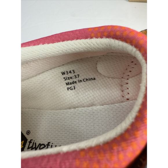 Vibram Women's Athletic Shoes - Pink and Orange - Picture 6 of 11